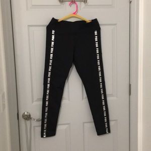PINK Fleece lined leggings.